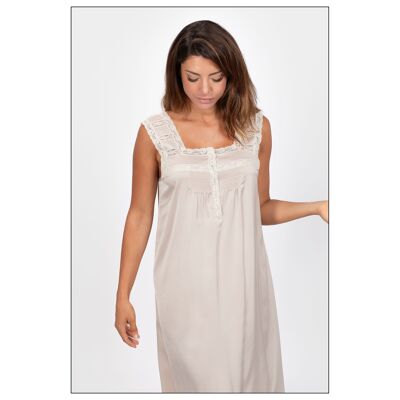 Camisón ALTAMIRA- piel de ángel color maquillaje