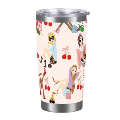 Tasse de voyage Cherry Fashion Girls