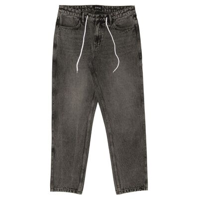 Pantalones Grinder Denim Lavado Ácido Negro