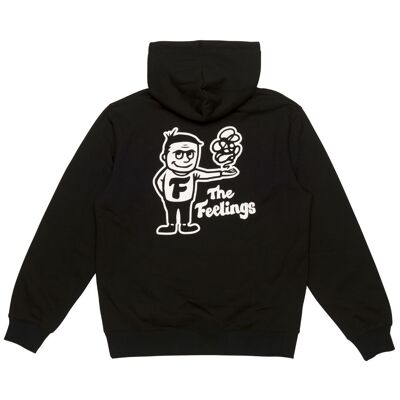 Sudadera con capucha negra The Guy
