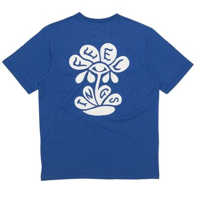 Camiseta de manga corta Tears azul eléctrico