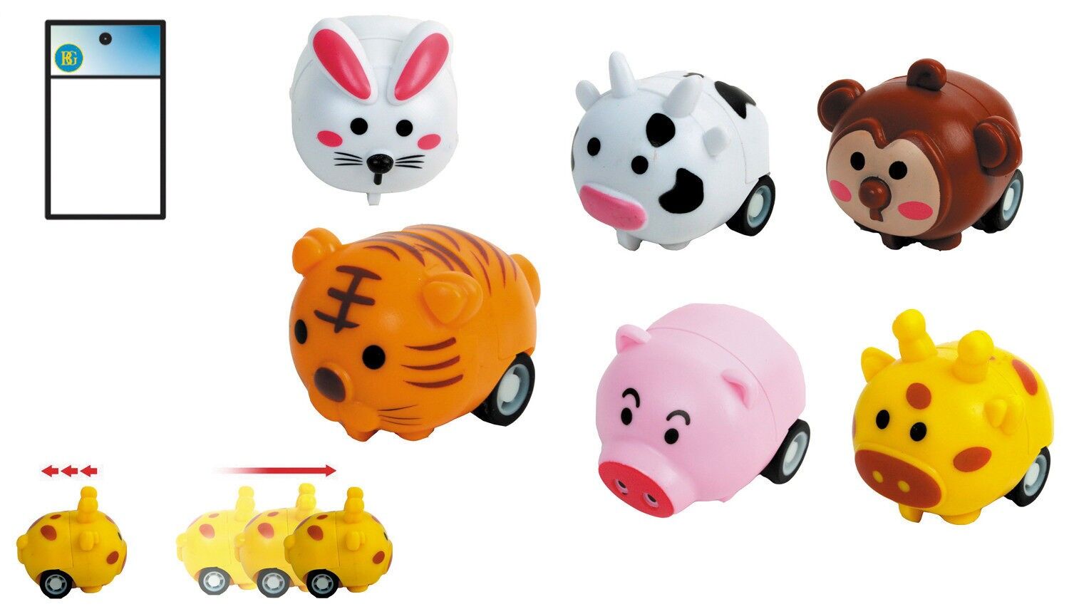 ZOO/FATTORIA ANIMALE 4CM