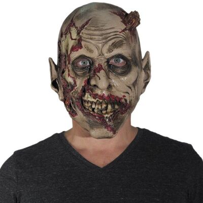 MÁSCARA DE LÁTEX DE ZOMBI DE LUJO