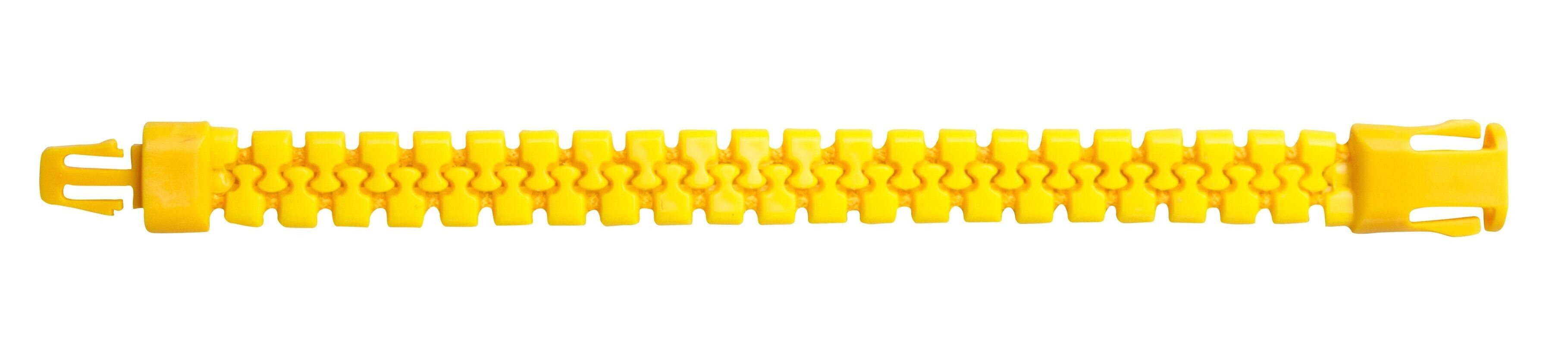 BRACCIALETTO CON ZIP GIALLA