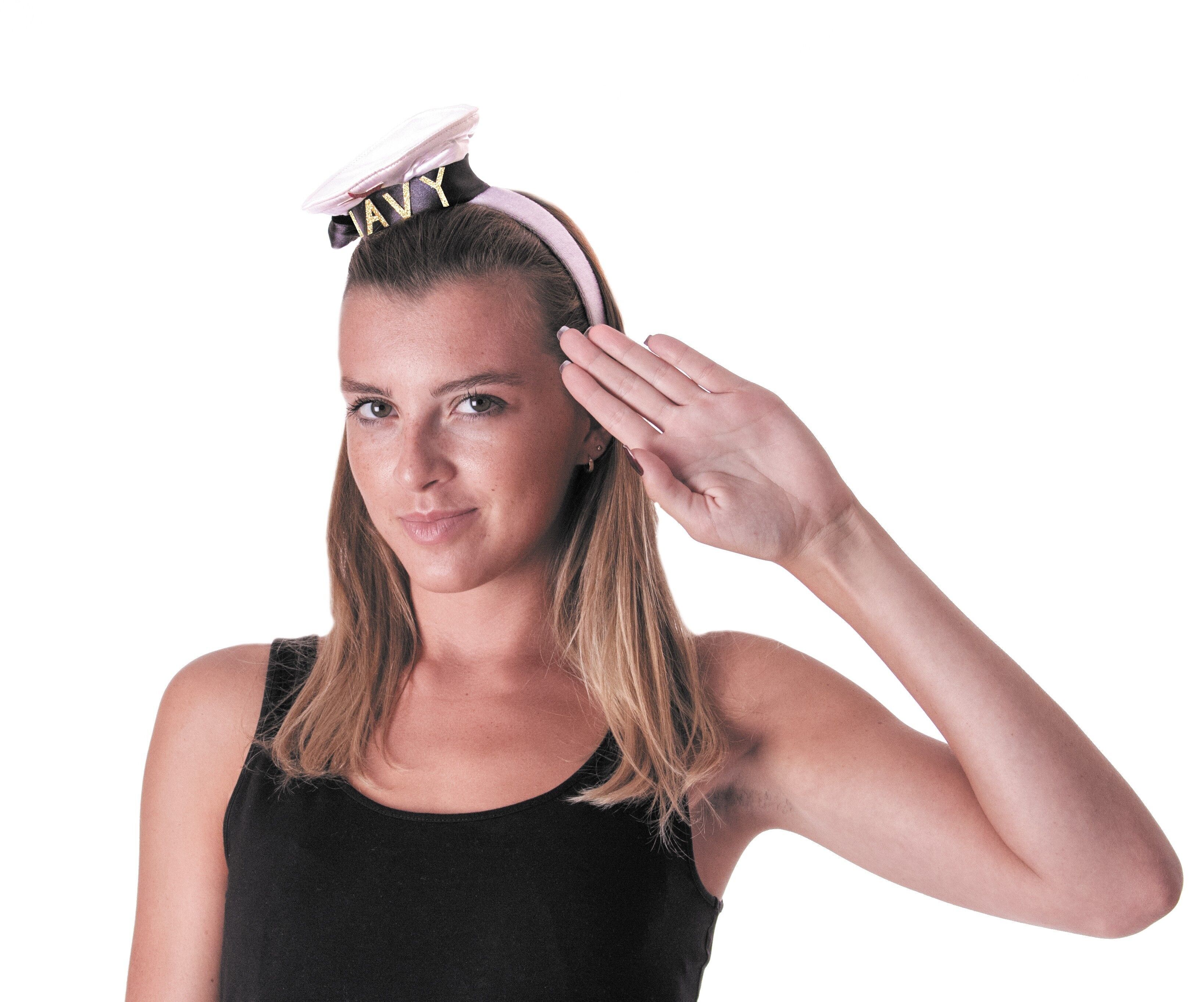 FASCIA PER CAPELLI SEXY NAVY