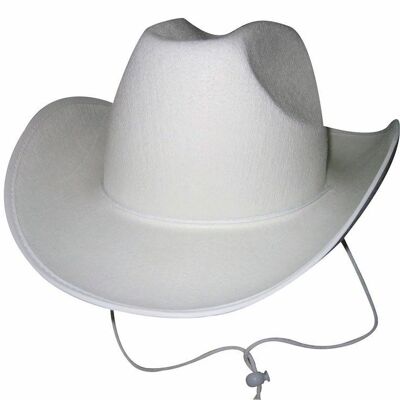 CHAPEAU COWBOY BLANC