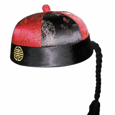 MANDARIN HAT WITH PLAITS