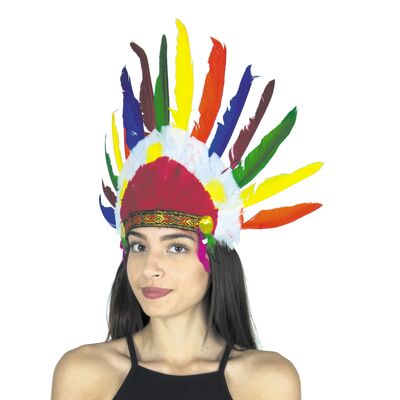 COIFFE INDIEN MULTICOLORE