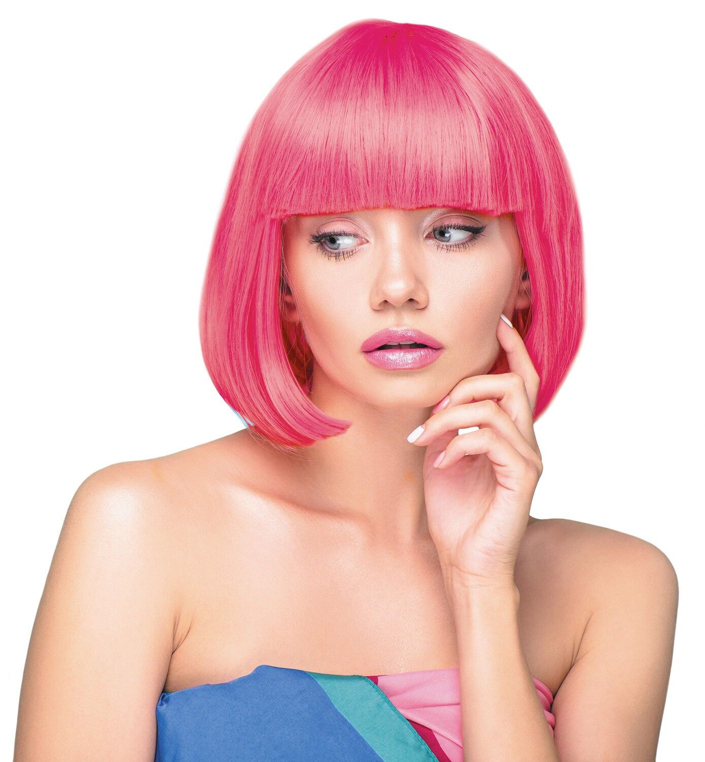 PARRUCCA CABARET ROSA NEON