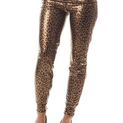 Leggings leopardati