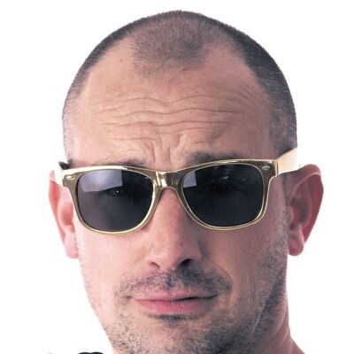 LUNETTES BLUES OR