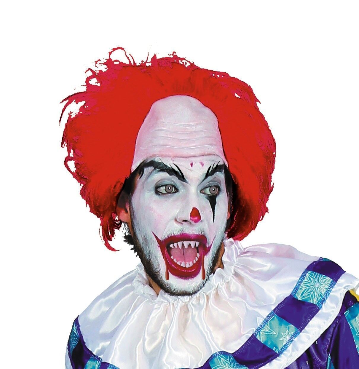 PARRUCCA DA CLOWN ROSSA