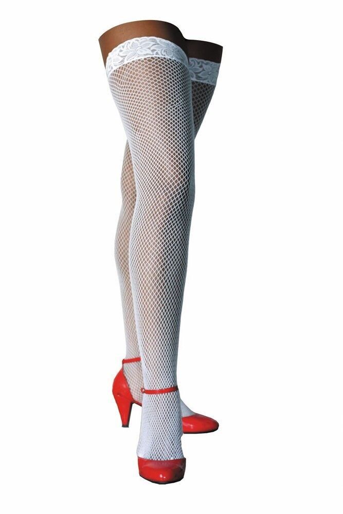 CALZE A RETE BIANCHE