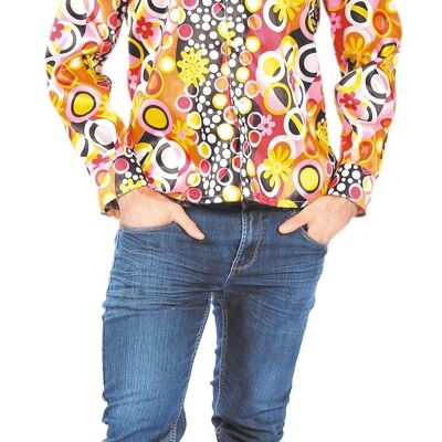 CHEMISE PSYCHEDELIQUE ORANGE