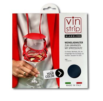 Porte-verre à vin VINSTRIP® à accrocher autour du cou 2