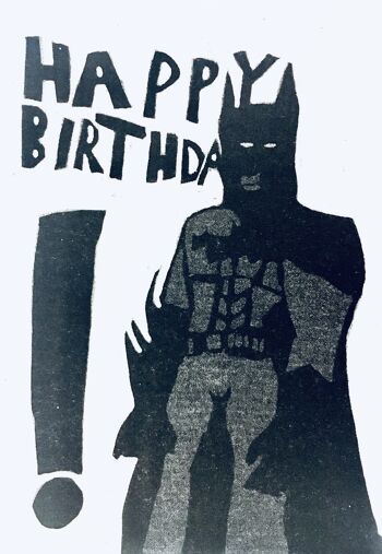 Carte de joyeux anniversaire Batman