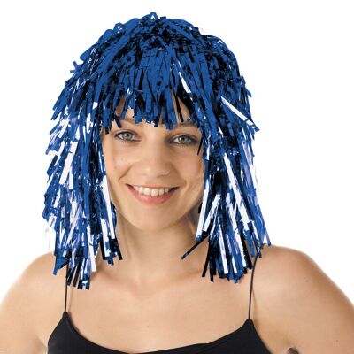 PARRUCCA BLU DA DISCOTECA