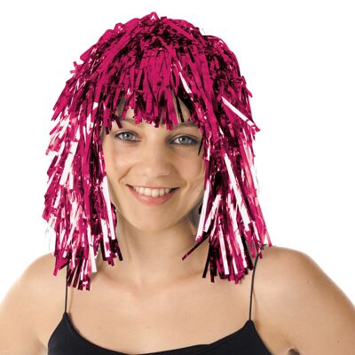 PELUCA DISCO ROSA
