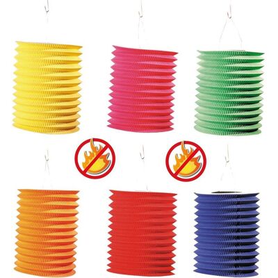 LAMPION CYL. UNICOLOR 16CM.IGN