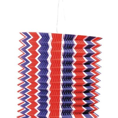 LAMPION CYL.TRICOLORE 13CM