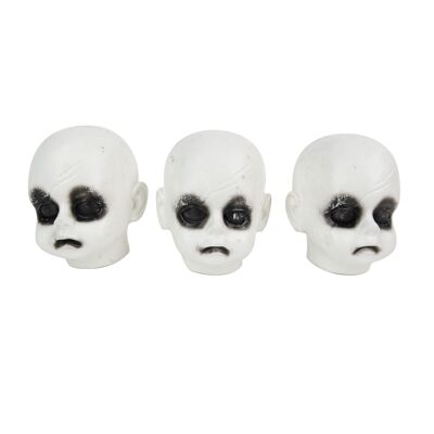 CABEZA DE MUÑECA X3 /8CM