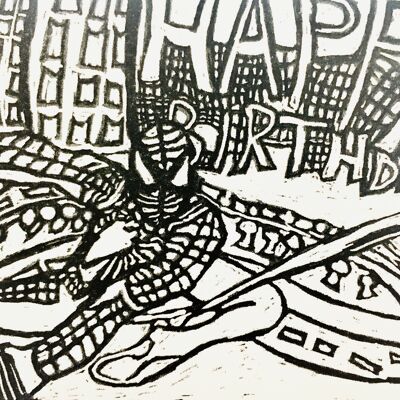 Karte Spiderman Happy Birthday