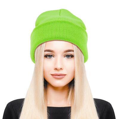 FLUORESCENT GREEN HAT