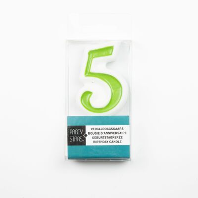 DIGITAL CANDLE NUMBER 5