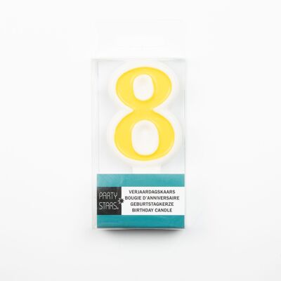 DIGITAL CANDLE NUMBER 8