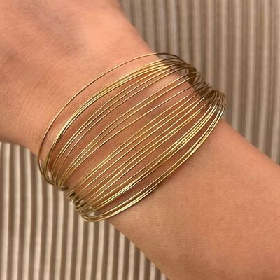 Laude Stainless Steel Bangle Bracelet