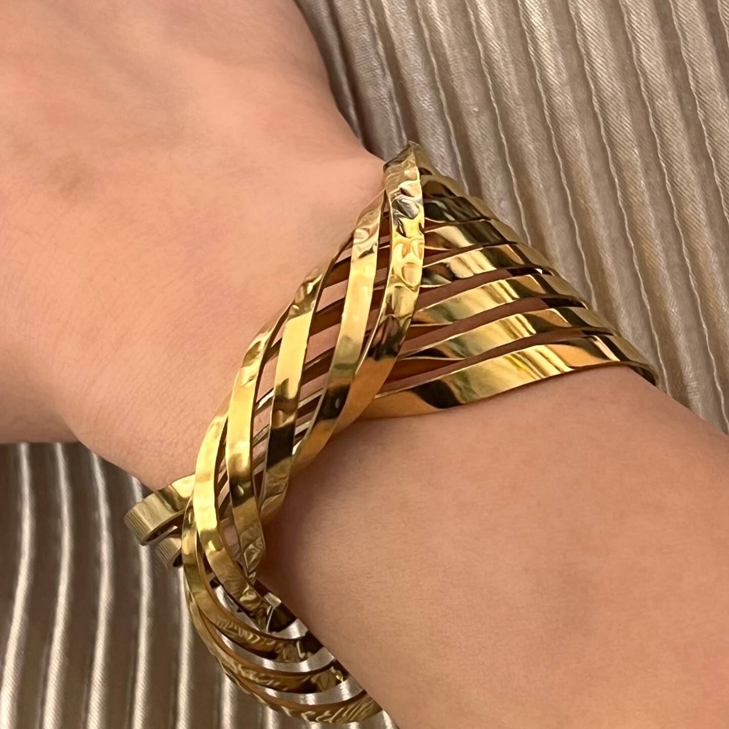 Cleo Edelstahl-Armreif