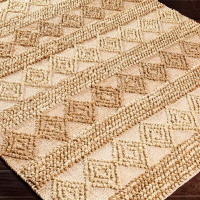 Koza Carpet Natura Hand Woven Jute Bohemian Style Authentic Living Room Living Room Corridor Bedroom Natural Carpet 00025A 160 x 240