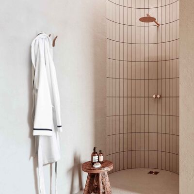Koza Home Perge Accappatoio Bianco 2501 L-XL
