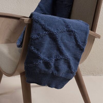 Koza Home Manta Individual Espuma De Mar Indigo 160x220 37141 Individual