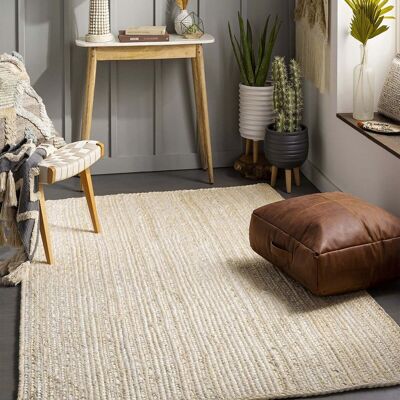 Koza Carpet Natura Hand Woven Jute Bohemian Style Authentic Living Room Living Room Corridor Bedroom Natural Carpet 00026A 160 x 240