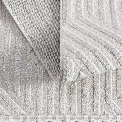 Koza Halı Koza Hayad Monaco Cream Carpet Living Room Bedroom Hallway Machine Carpet 33343 120 x 200