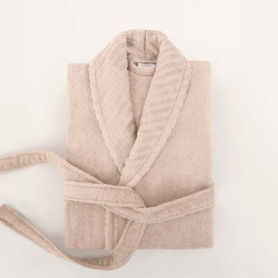 Koza Home Likya 100% cotone singolo salmone Dowry Accappatoio 1042A L-XL