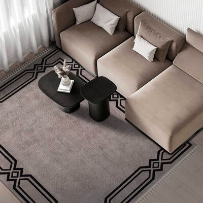 Tapis Koza Premium Amour Mink pour salon, chambre à coucher, couloir, machine 53071 98 x 300