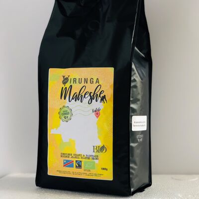 Bio & Fair Trade MAHESHE Kaffee 1Kg gemahlen Premium