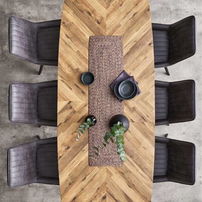 Koza Home Cesta Tapis d'angle tricoté à la main violet 37 x 136 4025 37 x 136