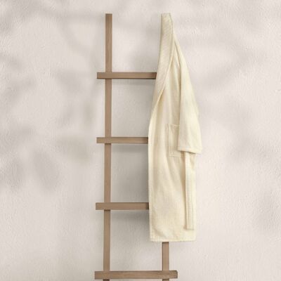 Albornoz Koza Home Likya 100 % algodón, color crema, talla 1043A SM