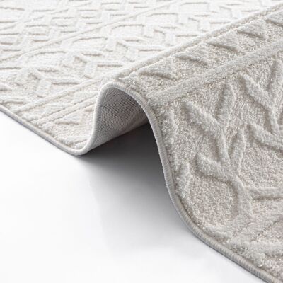 Tapis Koza Halı Koza Hayad Monaco Crème Tapis Salon Chambre Couloir Machine Tapis 33346 200 x 350