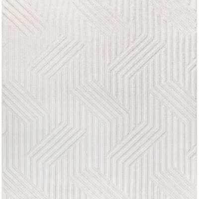 Tappeto Hayad Monaco Crema Tappeto Soggiorno Camera da letto Corridoio Tappeto Macchina 33343 80 x 300
