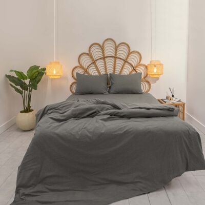 Koza Home Calmo Copripiumino Fumo Singolo 160x220 9571A Singolo
