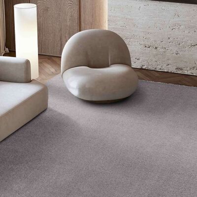 Alfombra de felpa antideslizante Koza Halı Maze Plain Coffee 19875 50 x 80