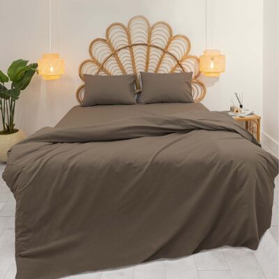 Parure de lit Koza Home Calmo Marron Double 200x220 9560A Double