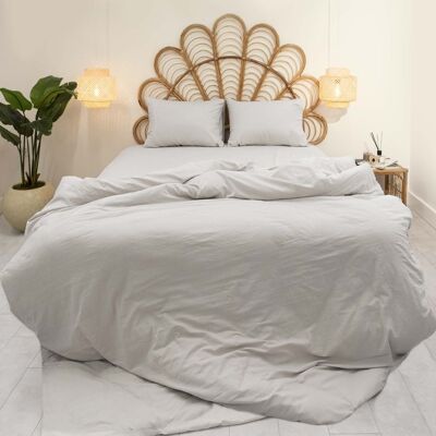 Koza Home Calmo Copripiumino Argento Matrimoniale 200x220 9563A Matrimoniale