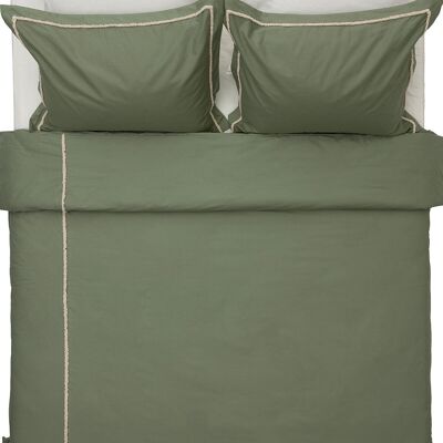 Housse de couette Koza Home Boho à franges vertes pour lit double 200 x 220 7030A 200 x 220
