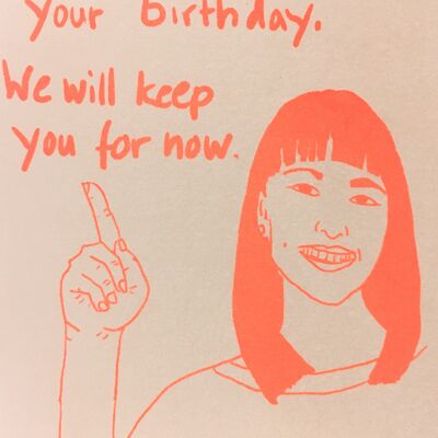 Card Marie Kondo Happy Birthday