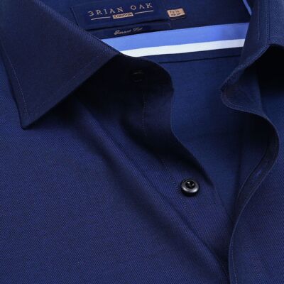 Camicia elegante blu royal Smart Fit